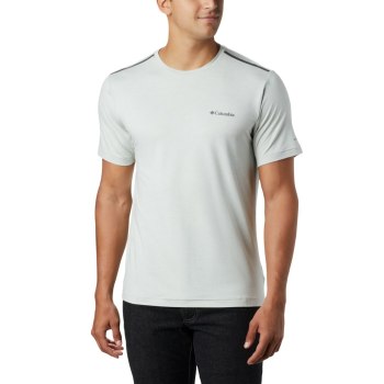 Columbia T-Shirt Heren, Tech Trail Crew Neck Grijs, 48LVXDOIF